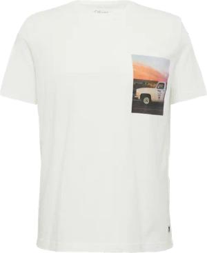 Baumwoll-T-Shirt mit Fotoprint