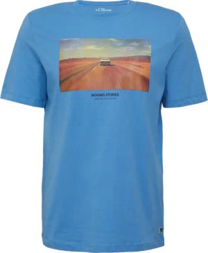 Baumwoll-T-Shirt mit Fotoprint