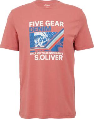 Baumwoll-T-Shirt mit Frontprint