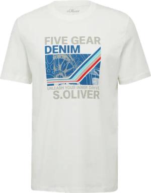 Baumwoll-T-Shirt mit Frontprint