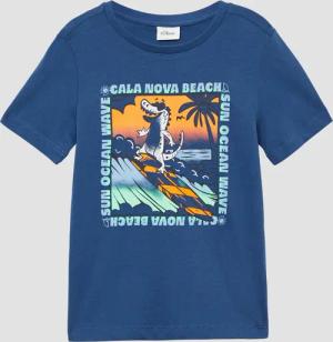 Baumwoll-T-Shirt mit Frontprint