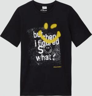 Baumwoll-T-Shirt mit Smiley®-Print