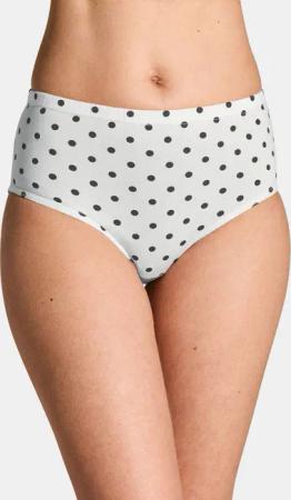 Baumwoll-Taillenslip im Mehrfachpack - weiß / marine - Gr. 40 von Goldner Fashion