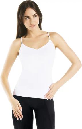 Baumwoll-Trägertop mit V-Ausschnitt Teyli Melisa V