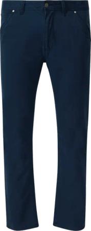 Baumwollhose aus Twill mit Ziernaht