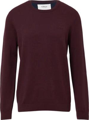 Baumwollpullover mit Logo-Stickerei