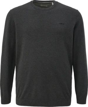 Baumwollpullover mit Logo-Stickerei