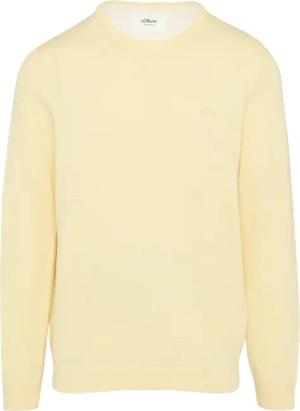 Baumwollpullover mit Logo-Stickerei