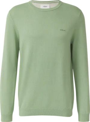 Baumwollpullover mit Logo-Stickerei