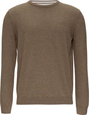 Baumwollpullover mit Logo-Stickerei