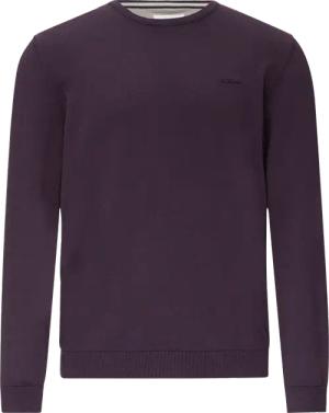 Baumwollpullover mit Logo-Stickerei