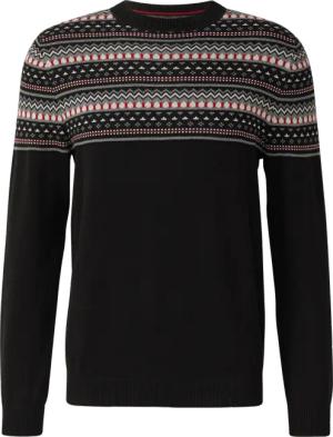 Baumwollpullover mit Norwegermuster