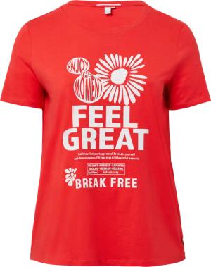 Baumwollshirt mit Frontprint