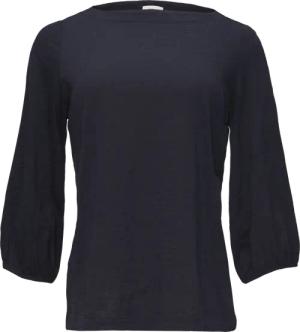 Baumwollshirt mit U-Boot-Ausschnitt