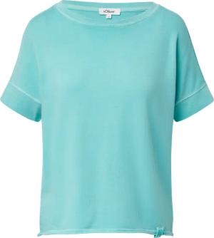 Baumwollshirt mit Wascheffekt und Rollsaum