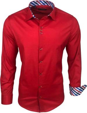 Baxboy Langarmhemd Baxboy Herren Kariert Hemd Kentkragen Langarm Business Karohemd B-501