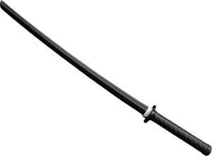 BAY-Sports Holzschwert Bokken Katana schwarz Trainingsschwert Budo Sport Kenjutsu Kobudo (Stück, schwarz), TPR Kunststoff 100 cm, besonders haltbar und stabil