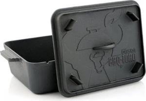 BBQ-Toro Grilltopf Dutch Oven Backtopf, 5,5 Liter, Gusseisen Kochtopf, Gusstopf, Gusseisen