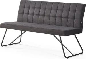 B&D home Essbank LINA, gepolstert, stabiles Metallgestell, mit Rückenlehne, in 140 oder 160cm