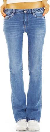 be styled Bootcut-Jeans Bootcut Jeans Medium Waist bequeme Stretch Denim Hosen - Damen - j44p mit Stretch-Anteil