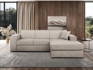 Beautysofa Ecksofa PEDRO L mit oder ohne Schlaffunktion, Auswahl der Seite (links/rechts), stilvoll & bequem für jedes Wohnzimmer