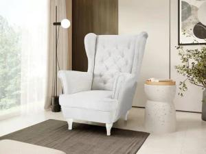 Beautysofa Ohrensessel Sessel FALCO Chesterfield Wohnzimmersessel Fernsehsessel