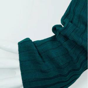 BEAZZ Armstulpen Armstulpen Damen, Pulswärmer, 100% WOLLE Merino petrol (mit Daumenloch) Feinstrick, warm und weich