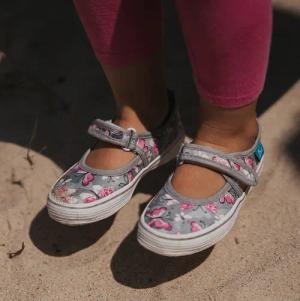 Beck Leichter Leinenschuh Harmonie Hausschuh (für drinnen und draußen geeignet, super süß zu einem Sommerkleid) rutschfeste Laufsohle