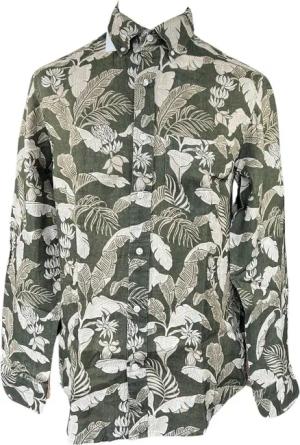 Bedrucktes Hemd Gant Reg Linen