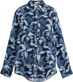 Bedrucktes Hemd Gant Reg Linen