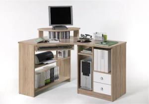 Bega Consult Schreibtisch Eckschreibtisch Tanga Sonoma Eiche weiß B/H/T ca. 97x78x137 cm