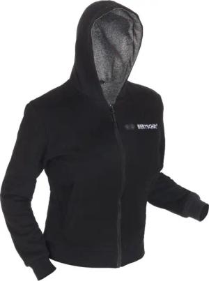Beheizbarer Hoodie Damen Dual Heating Schwarz