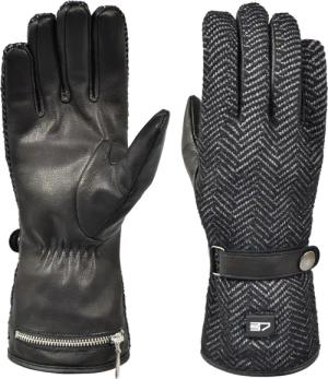 Beheizte Handschuhe mit Lederfinish - extra warm - schwarz
