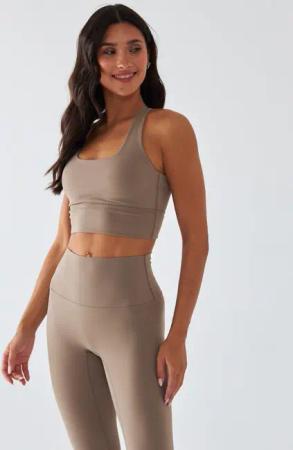 Beiger Sport-BH – Morning Dew