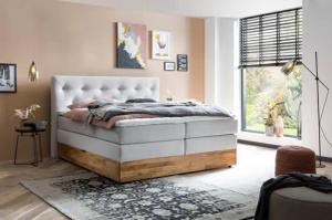 Belanoti Boxspringbett Marbo (Unterbox, Matratze, Topper), 180x200 cm, mit Bettkasten, Visco-Topper, H2/H3 wendbar, 7-Zonen-TFK