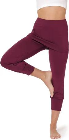 Bellivalini Leggings Yoga Leggings Damen Yogahose mit Rock 3/4 BLV50-276 (1-tlg) mit Rock