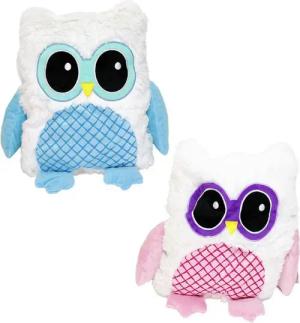 BEMIRO Tierkuscheltier Kissen Eule aus Plüsch - ca. 49 cm