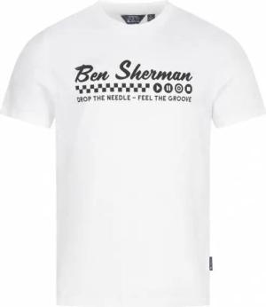 BEN SHERMAN Feel the Groove Herren T-Shirt 1012965-WHITE