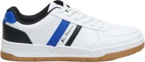 Ben Sherman - Gebogen Sneaker für Herren (Weiß/Blau)