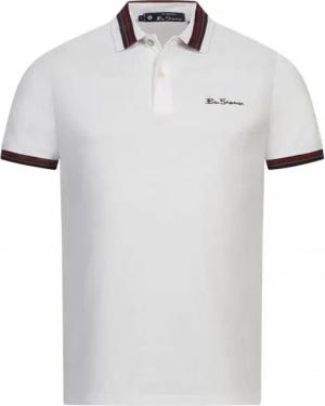 BEN SHERMAN House Collar Herren Polo-Shirt 0078169NR-WHITE