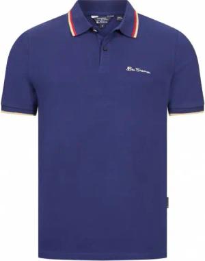 BEN SHERMAN Twin Tipped Herren Polo-Shirt 0076270-TWILIGHTDENIM
