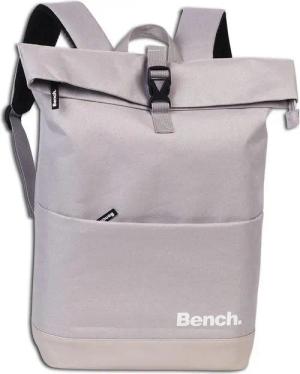 Bench. Freizeitrucksack Rucksack Roll-Top CLASSIC Steingrau (1 Stück), Freizeitrucksack, Allzweckrucksack, Daypack