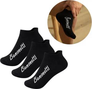 Benonetti Sneakersocken Kurzsocken - kurze Socken für Herren & Damen mit Fersenschutz (Packung, 3-Paar)