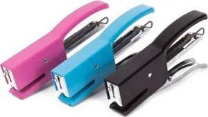 BENSON Handtacker Vater Heftklammern Tacker Set mit 500 Klammern zufällige Farbe, (1 tlg), Büro, Heftgerät Set + Heftklammern