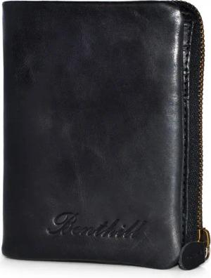 Benthill Geldbörse Klein Echt Leder Geldbeutel RFID Schutz 6 Kartenfächer Slim-Wallet, RFID-Schutz Kartenfächer Münzfach Reißverschlussfach