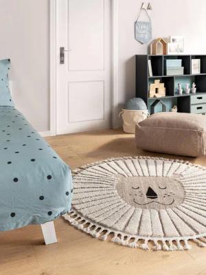 benuta Kinderteppich Momo, rund, Höhe: 11 mm, Kunstfaser, Berber, Ethno-Style, Wohnzimmer