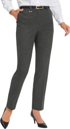 Bequeme Hose LOUISA mit Bügelfalte - anthrazit - Gr. 275 von Goldner Fashion