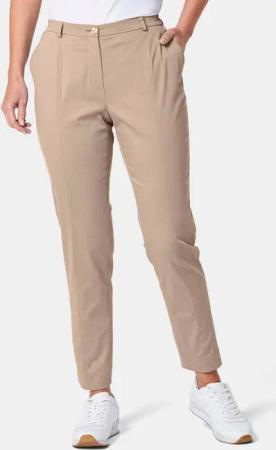 Bequeme Satinhose LOUISA - beige - Gr. 48 von Goldner Fashion