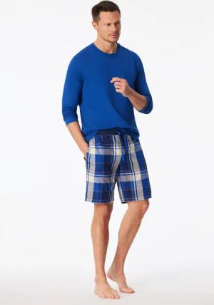 Bermuda Webware royal kariert - Mix+Relax 50