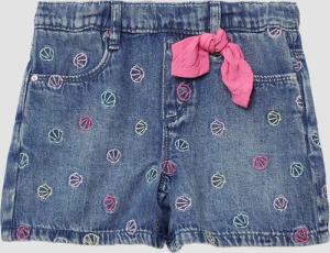 Bestickte Jeans-Shorts im Loose Fit mit Schleifendetail